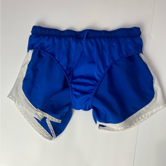 Nike Tempo blue white side panel running shorts brief lined size medium - Picture 7 of 13